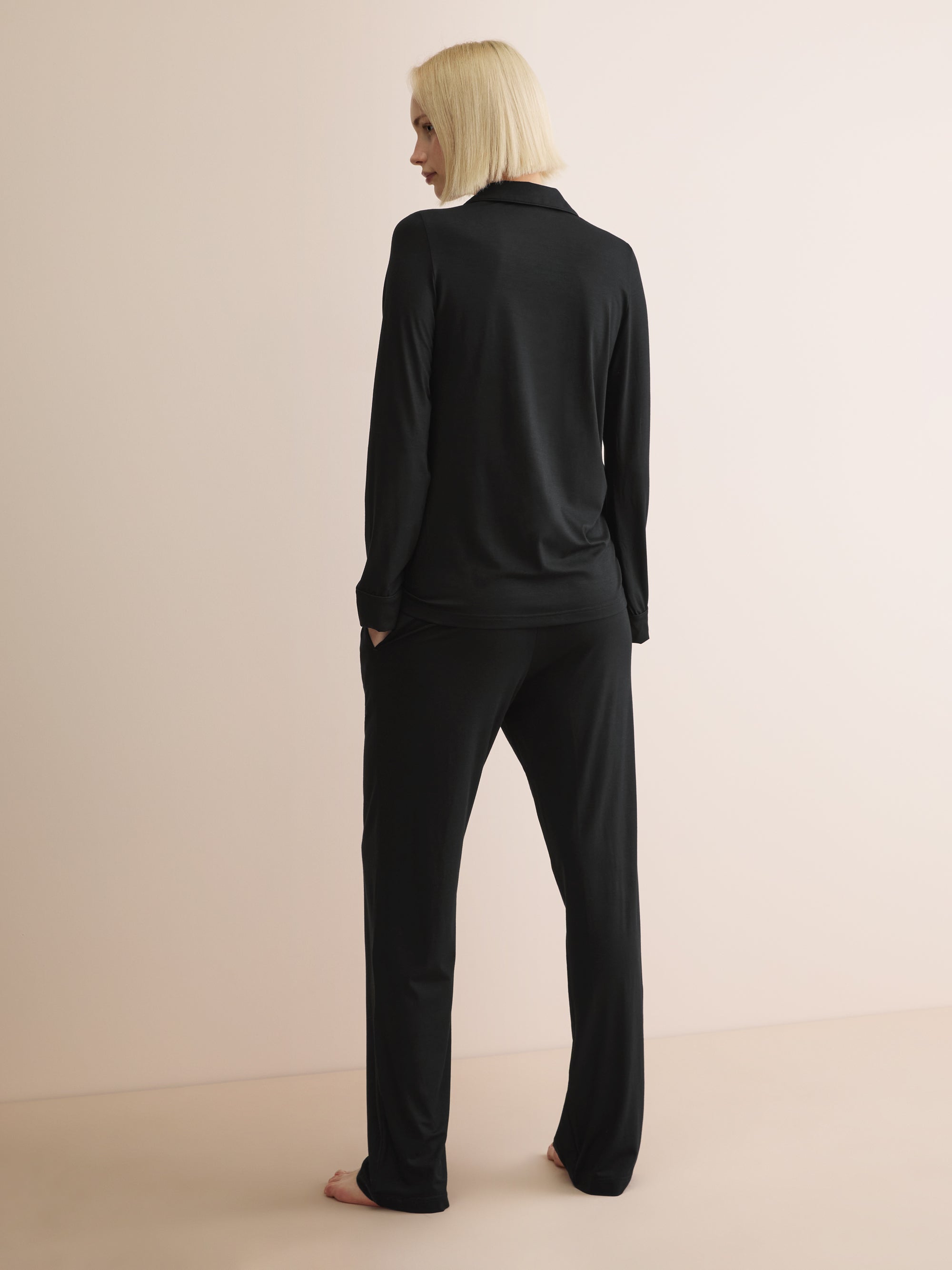 Women's Pajamas Lara Micro Modal Stretch Black
