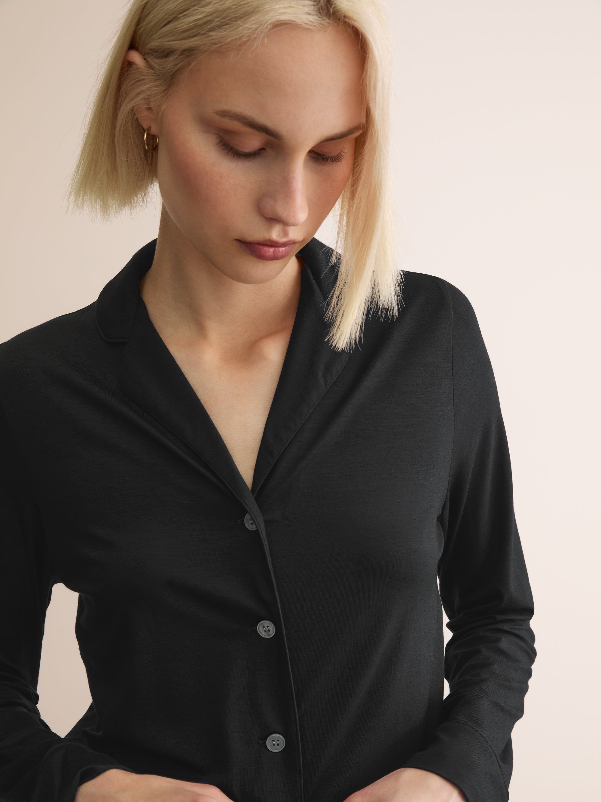 Women's Pajamas Lara Micro Modal Stretch Black