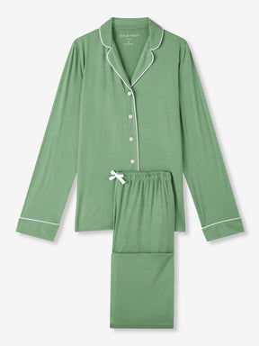 Women's Pyjamas Lara Micro Modal Stretch Sage Green