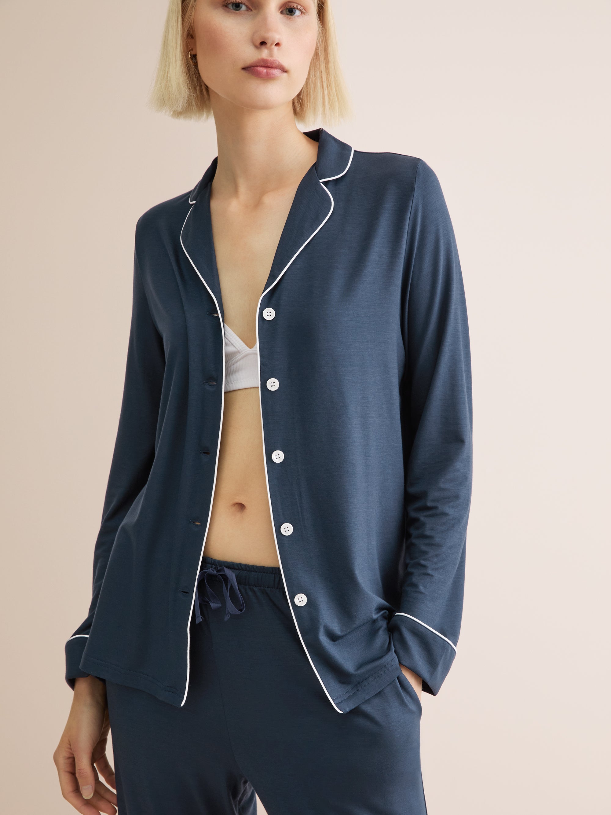 Women's Pyjamas Lara Micro Modal Stretch Navy