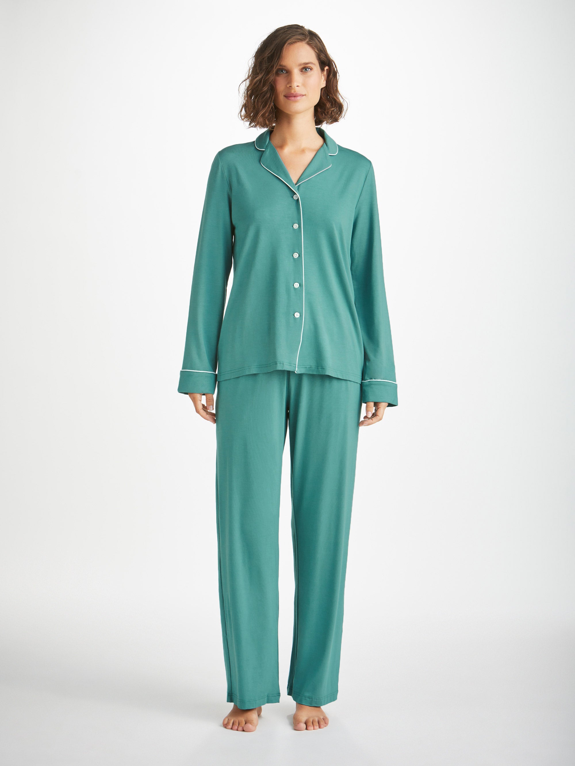 Women's Pyjamas Lara Micro Modal Stretch Teal