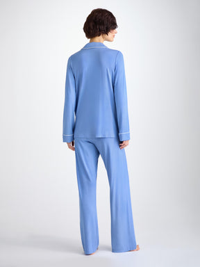 Women's Pyjamas Lara Micro Modal Stretch Cornflower Blue