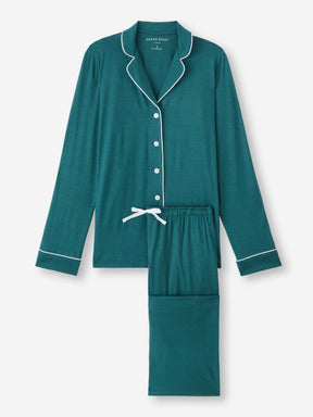Women's Pyjamas Lara Micro Modal Stretch Jungle Green