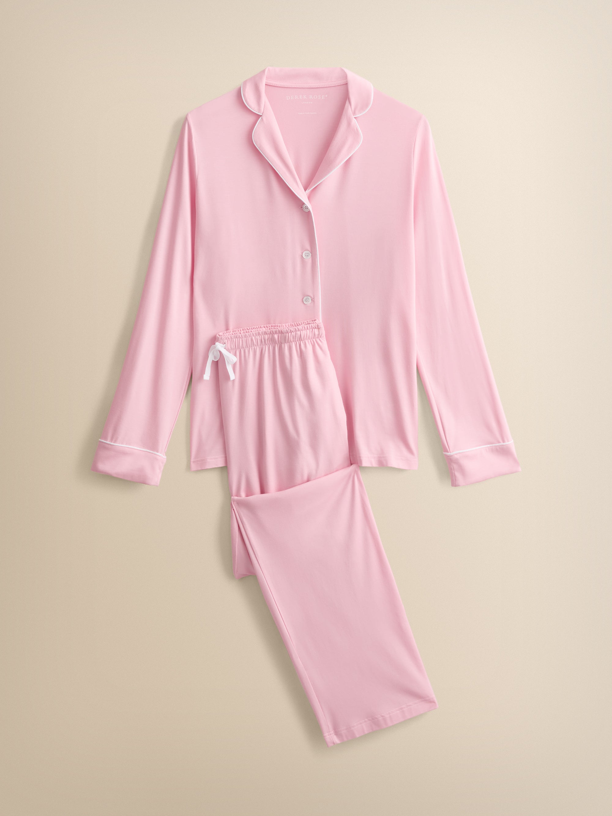 Lara Micro Modal Pajamas Ballet Pink