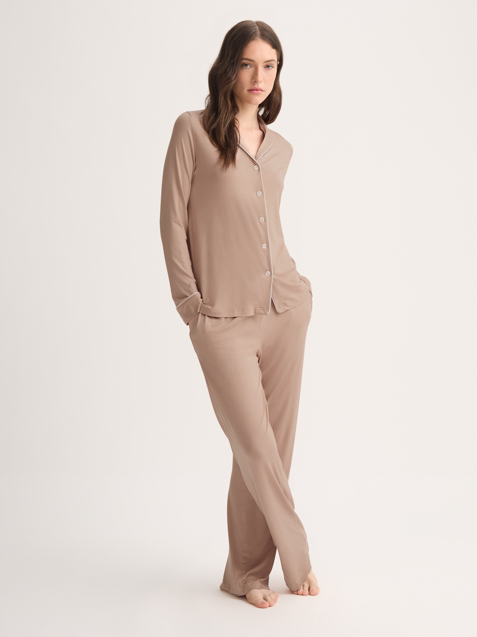 Women's Pyjamas Lara Micro Modal Stretch Almond Blush