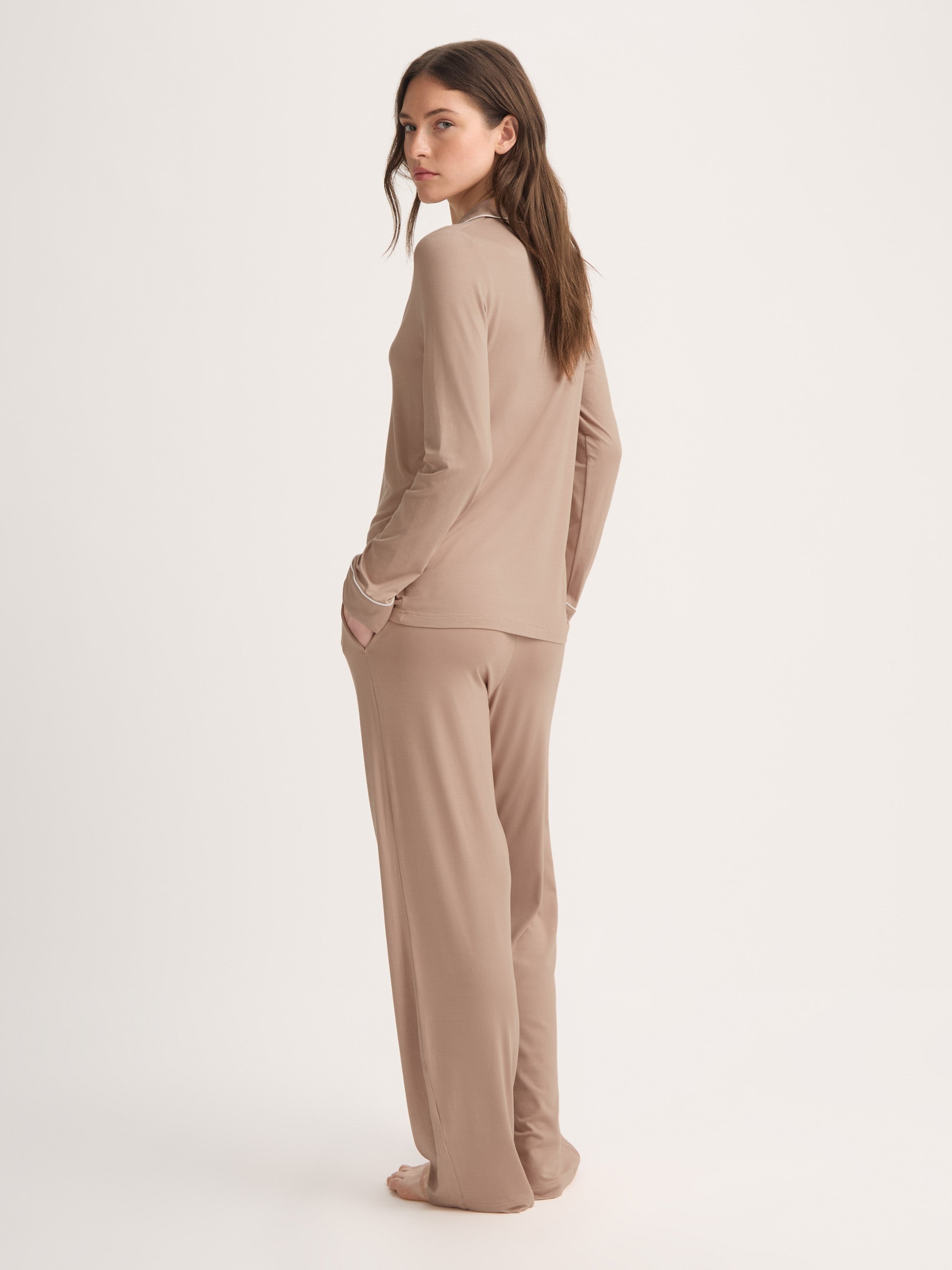 Women's Pyjamas Lara Micro Modal Stretch Almond Blush