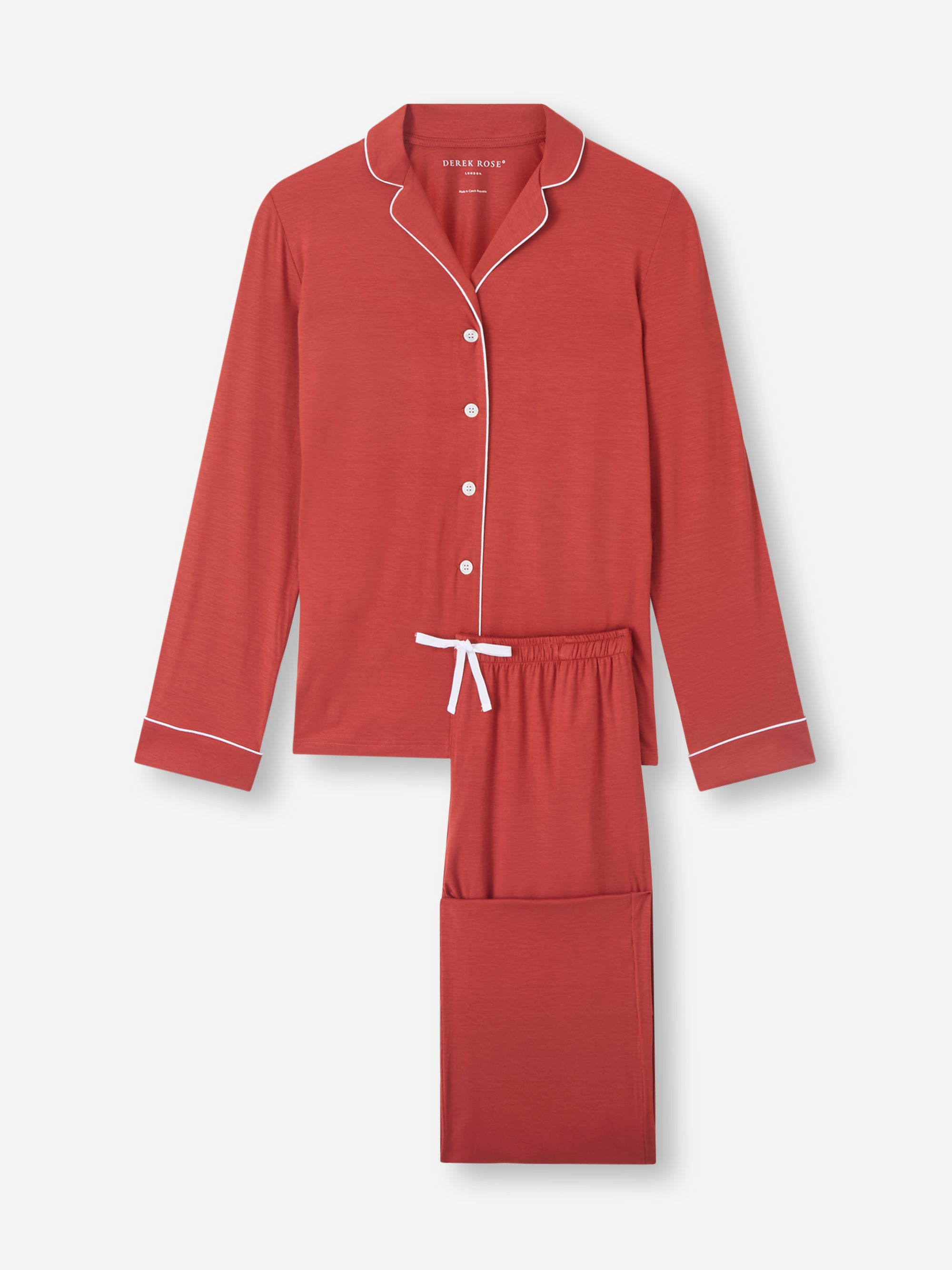 Women's Pajamas Lara Micro Modal Stretch Rose Red