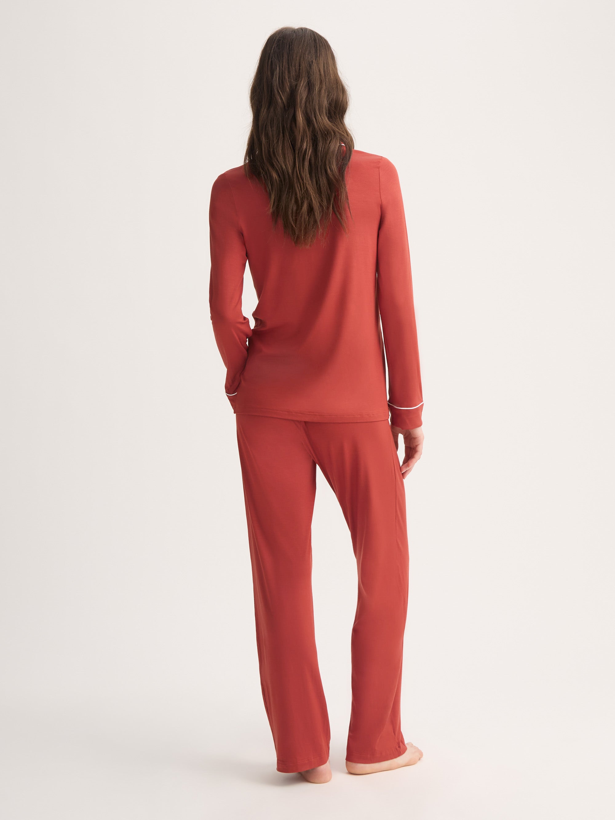 Women's Pajamas Lara Micro Modal Stretch Rose Red
