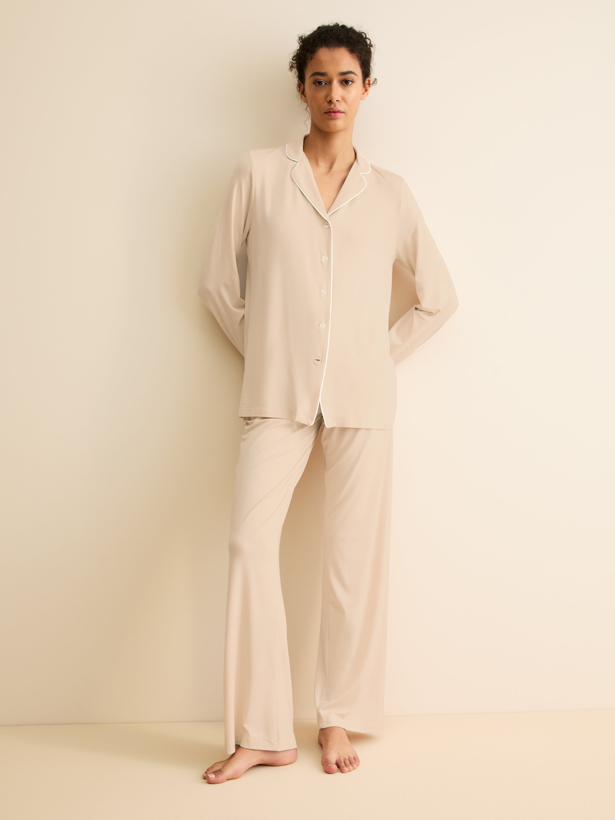 Women's Pyjamas Lara Micro Modal Stretch Champagne