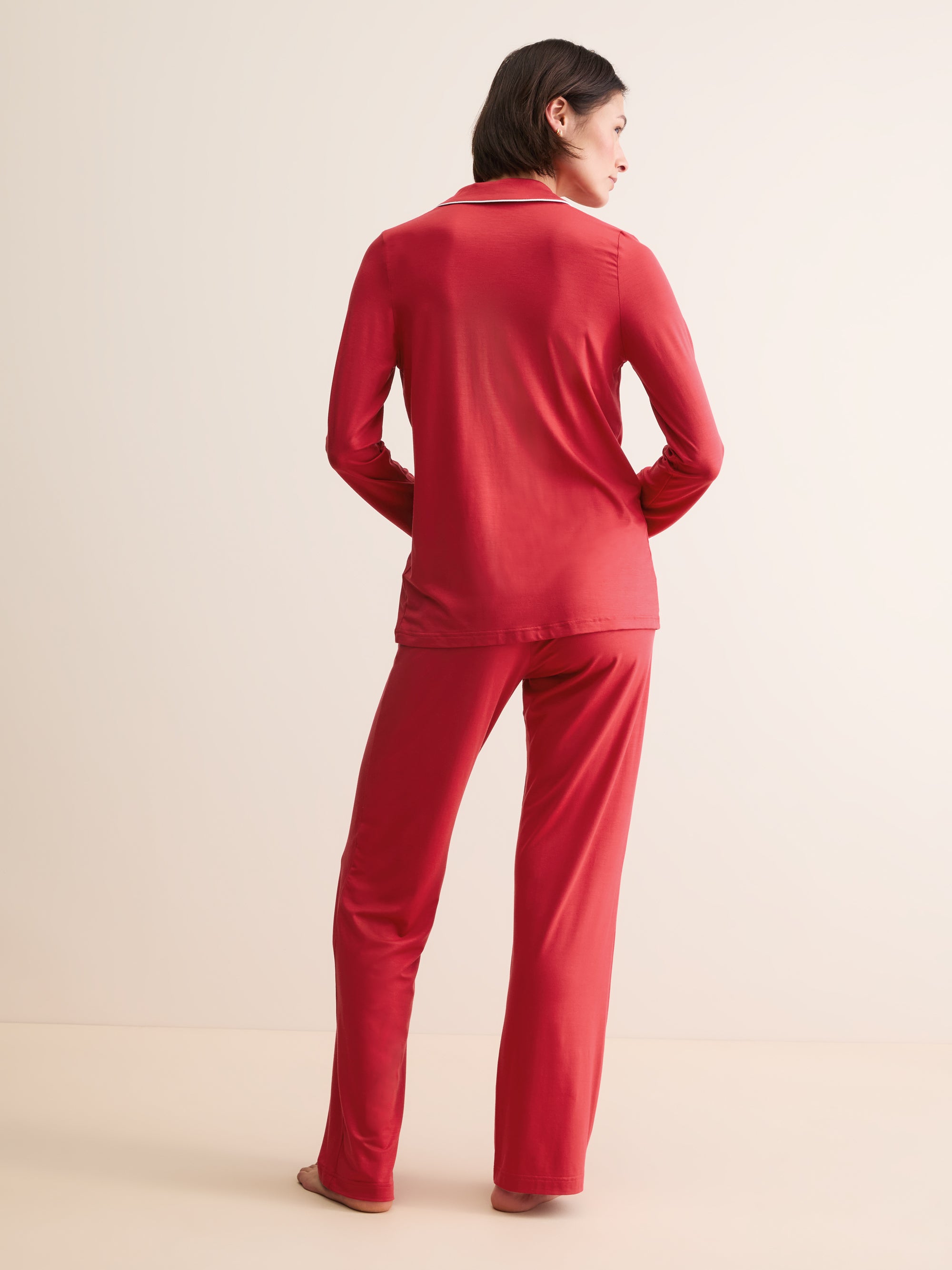 Women's Pyjamas Lara Micro Modal Stretch Cherry Red