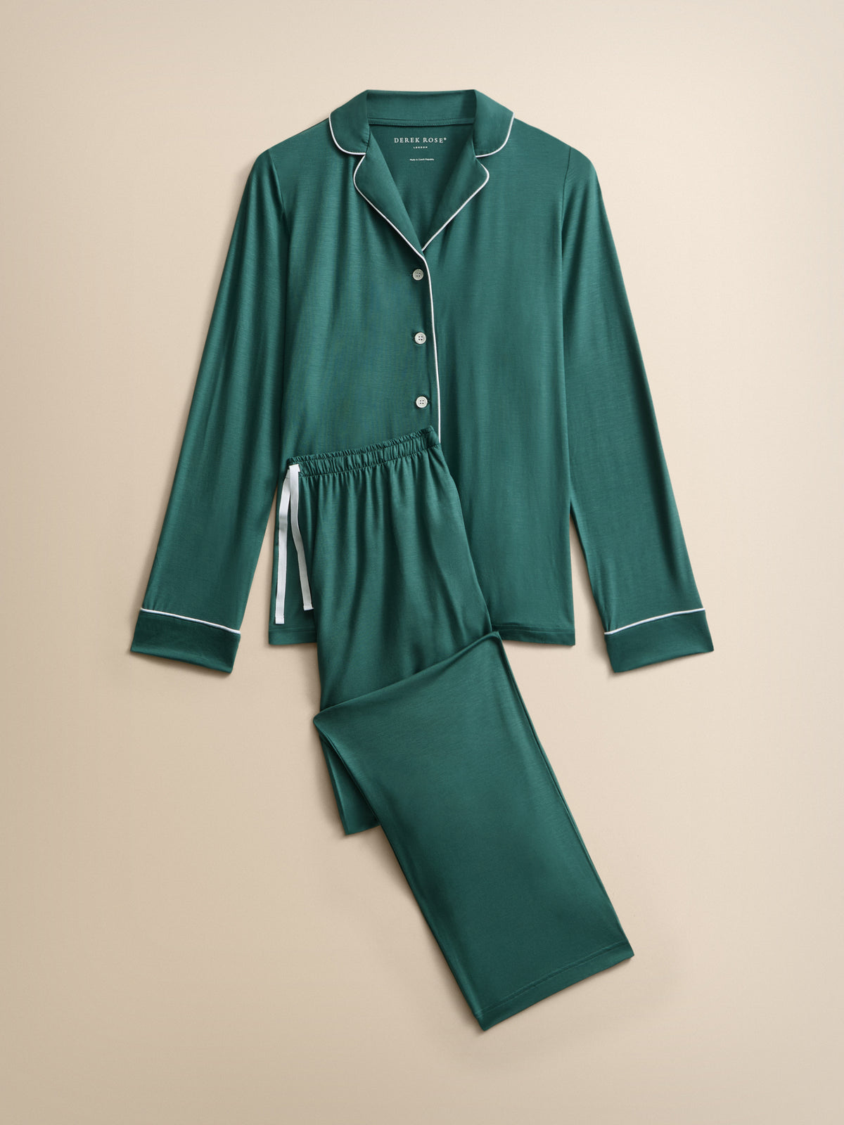 Lara Micro Modal Pajamas Muted Teal