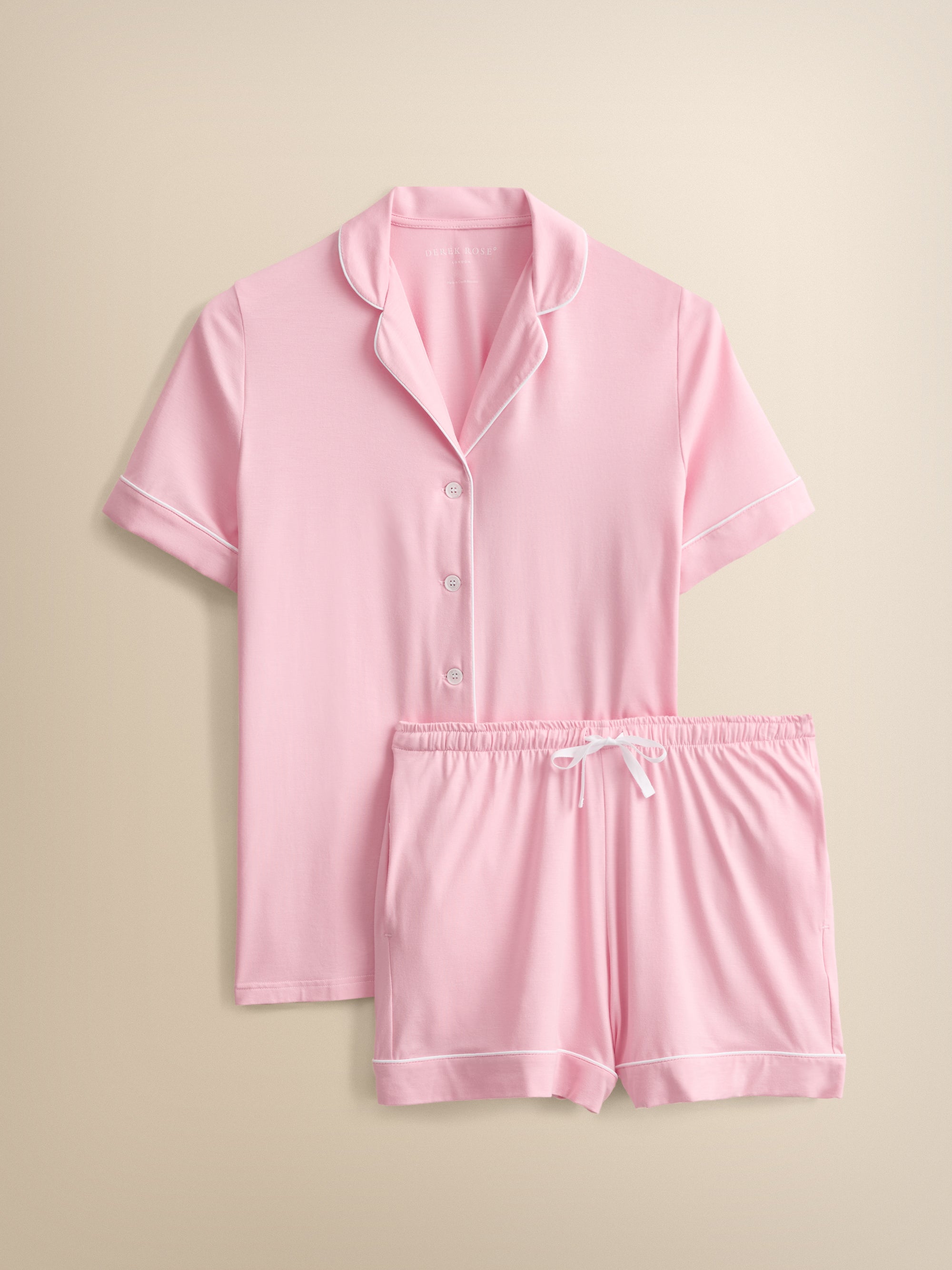 Lara Micro Modal Short Pajamas Ballet Pink
