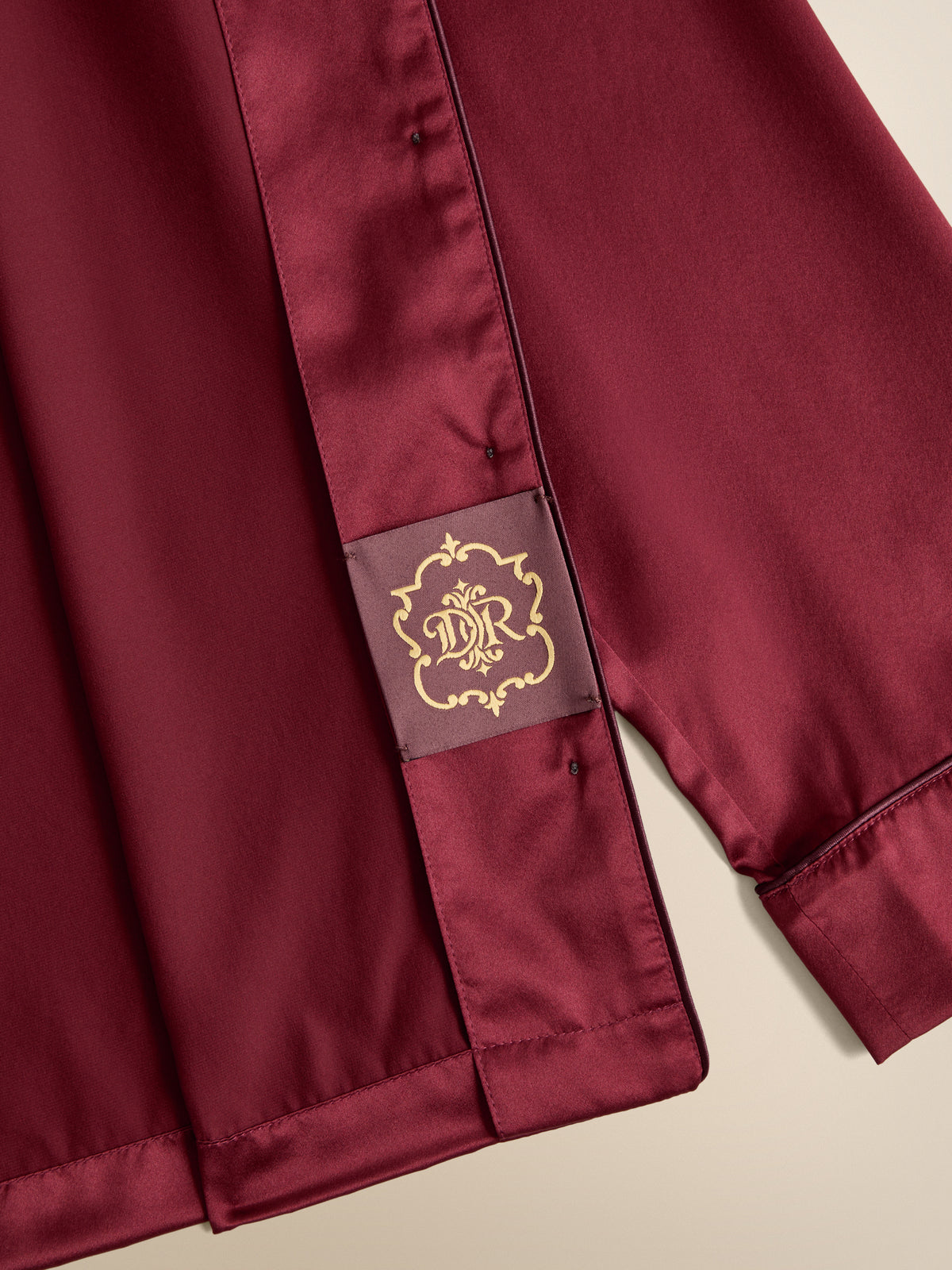 Bailey Silk Pyjamas Cabernet Red
