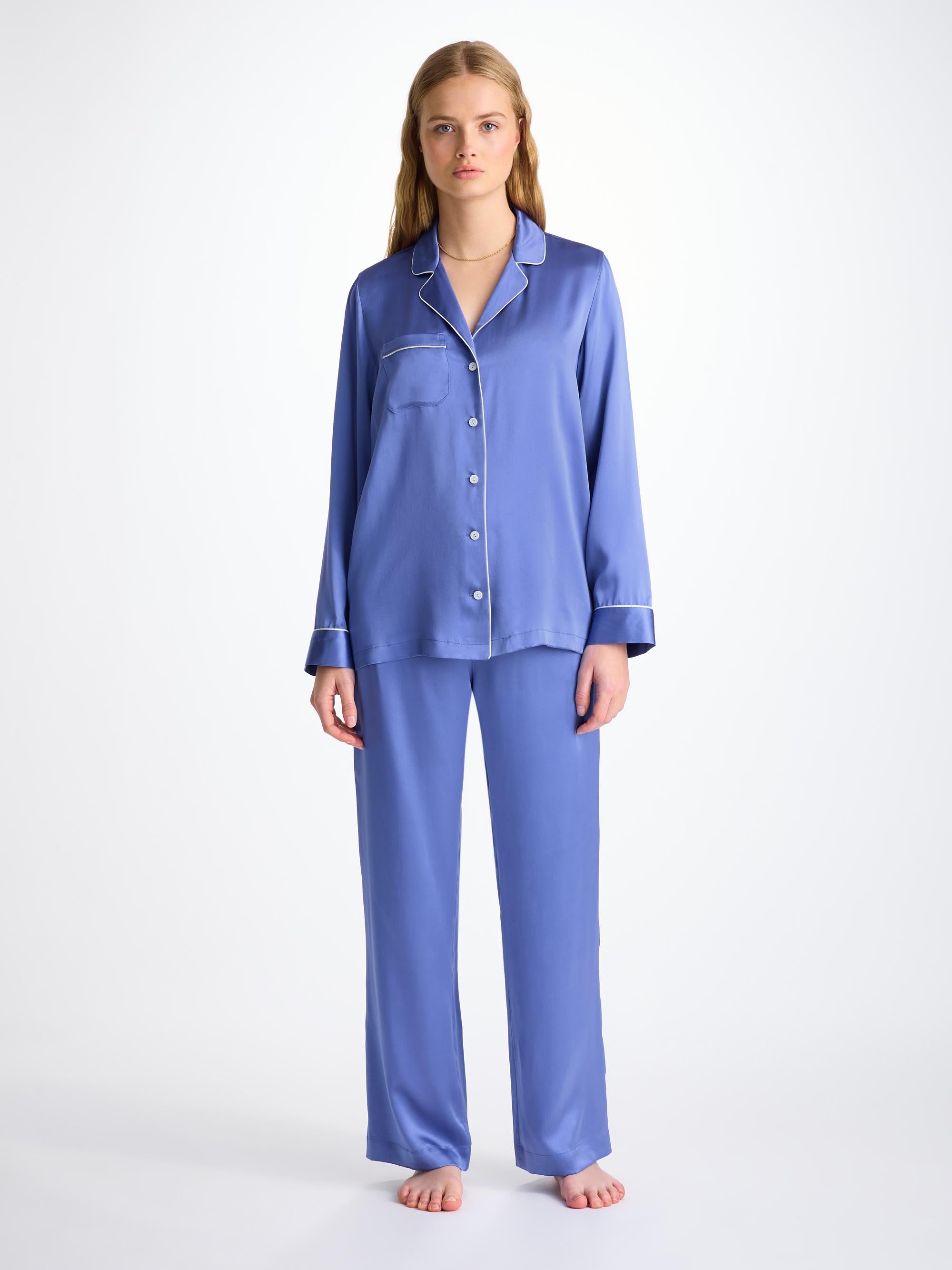 Women's Pyjamas Bailey Silk Satin Amethyst