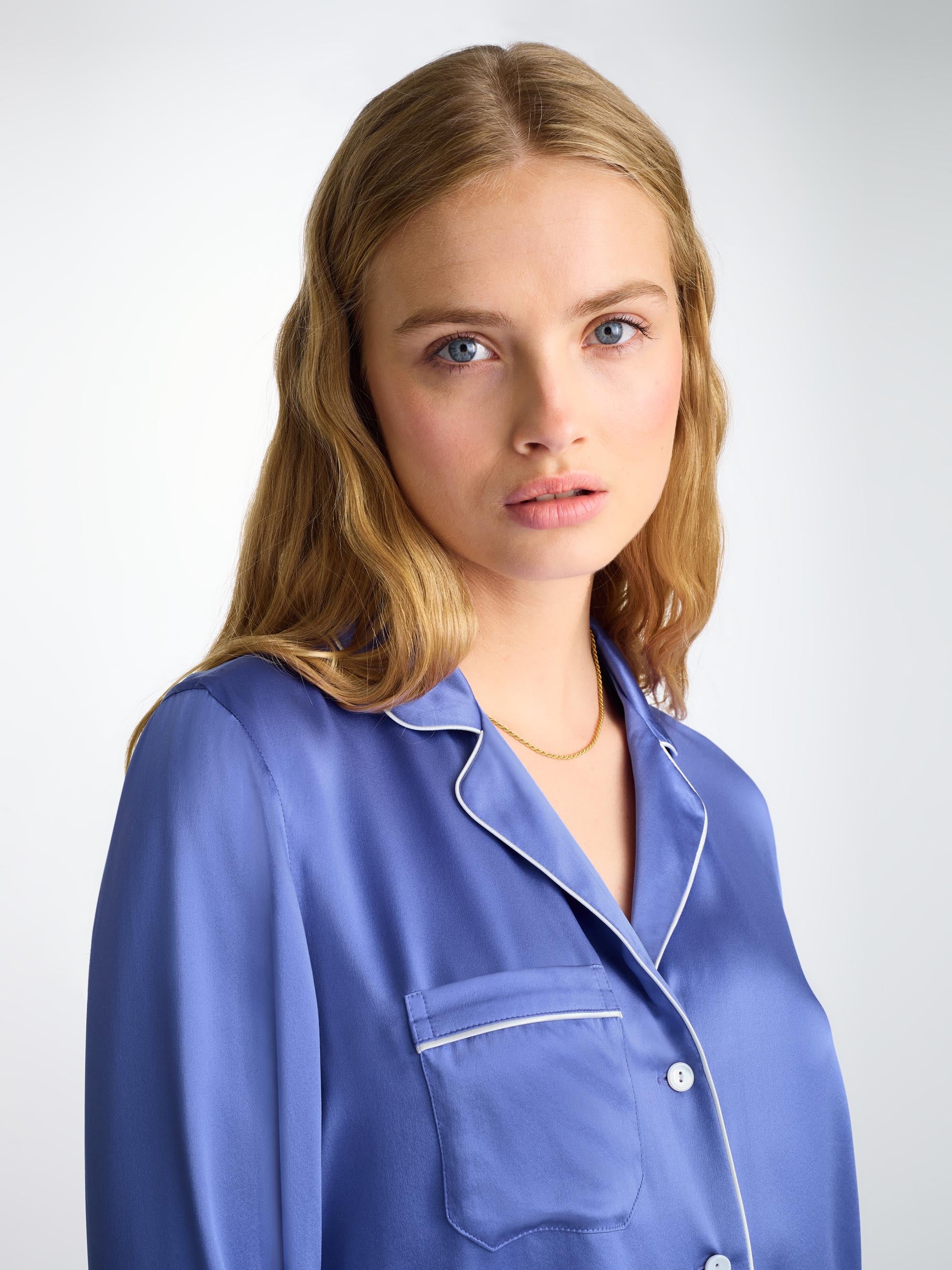 Women's Pyjamas Bailey Silk Satin Amethyst