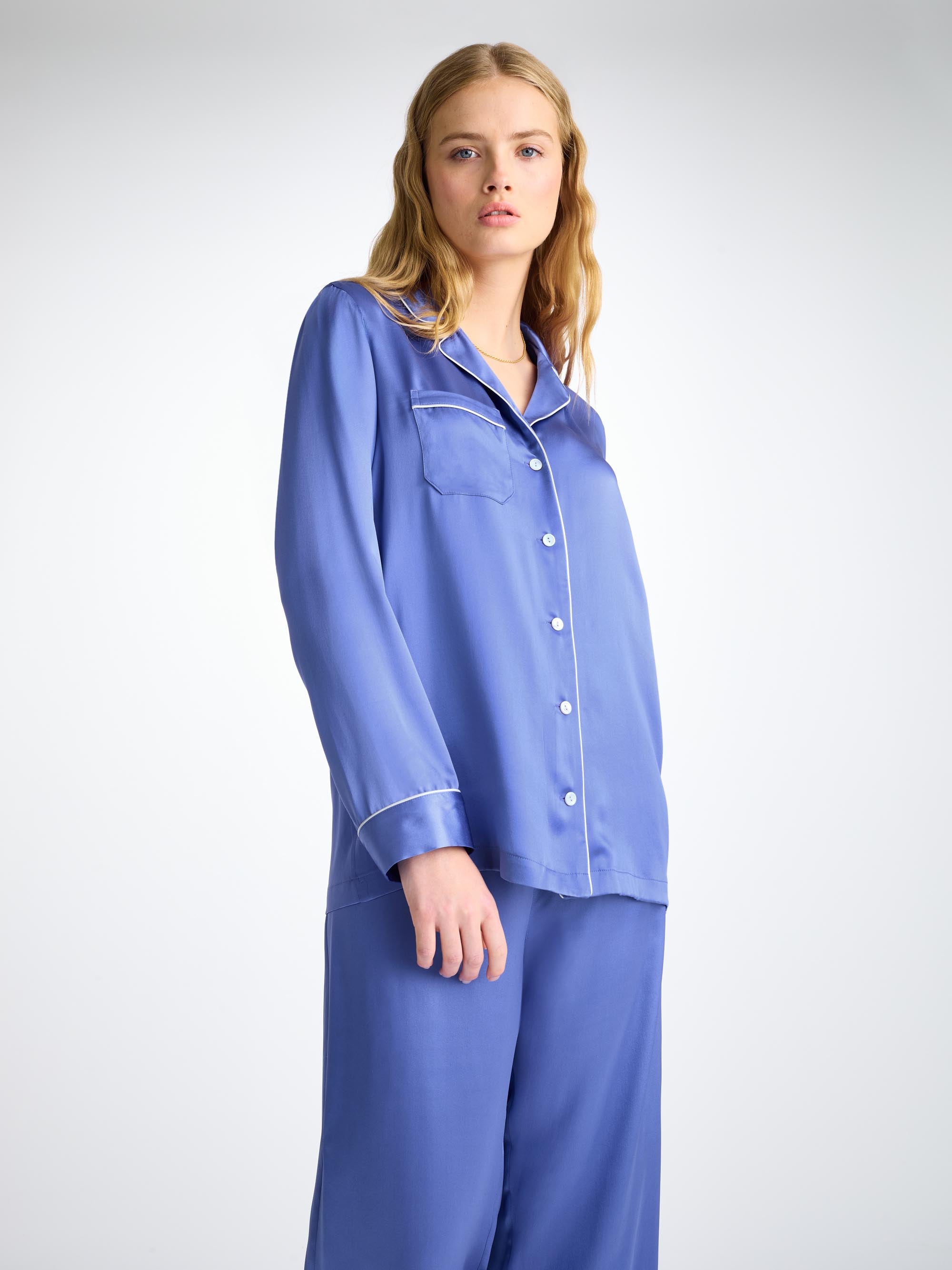 Women's Pyjamas Bailey Silk Satin Amethyst
