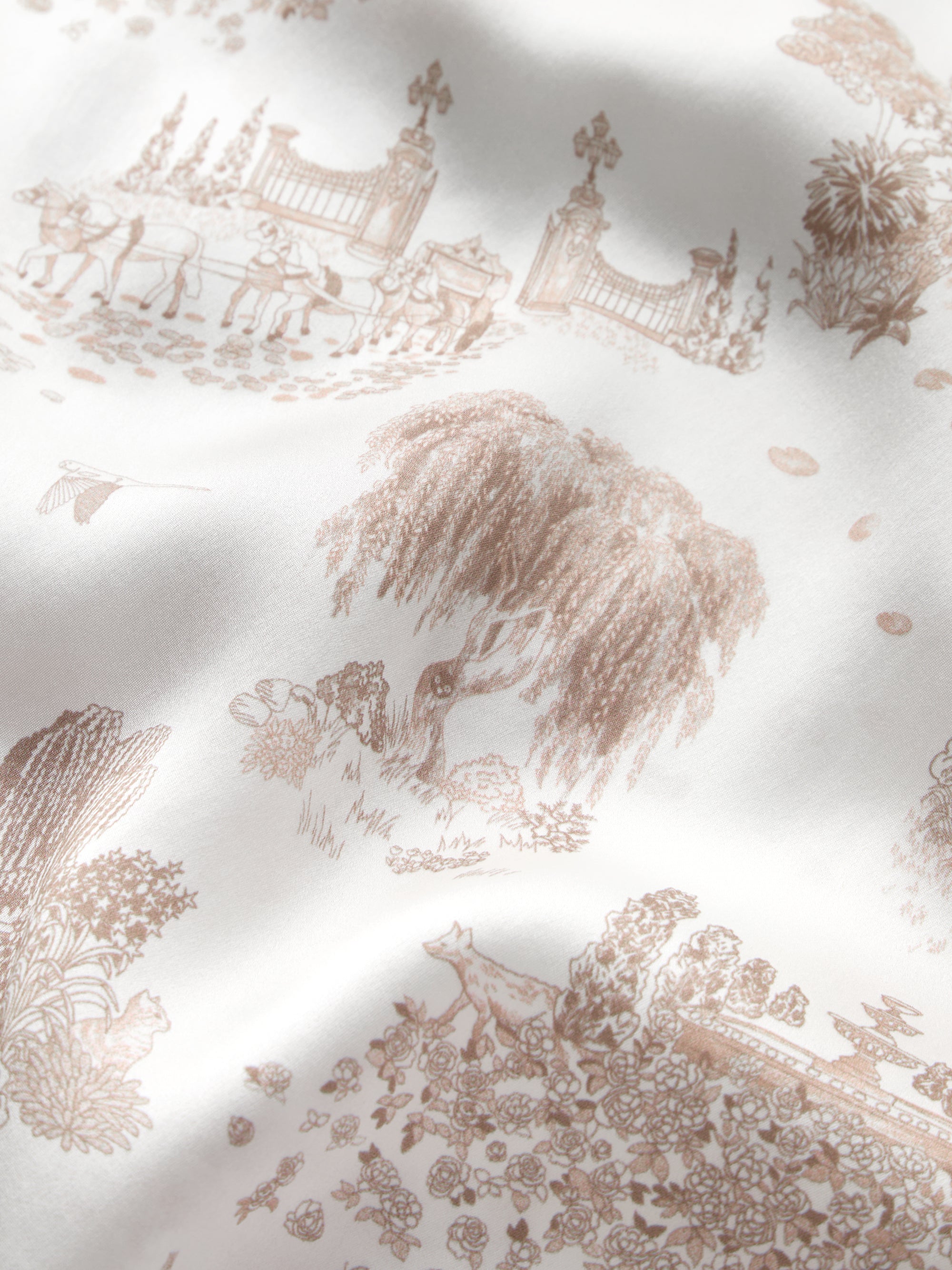 Women's Silk Pyjamas London Toile Ivory
