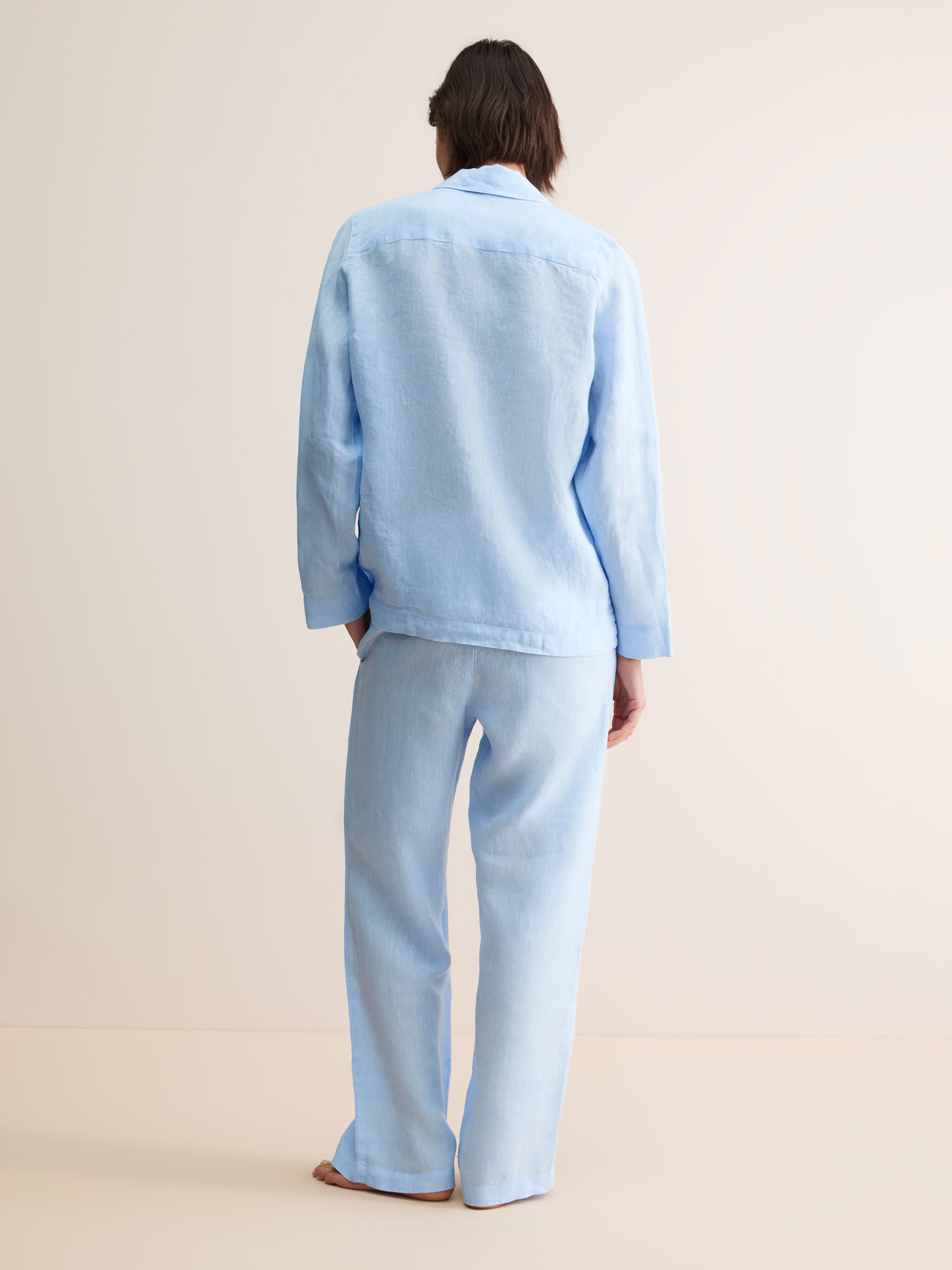Women's Pyjamas Sicily Linen Light Blue