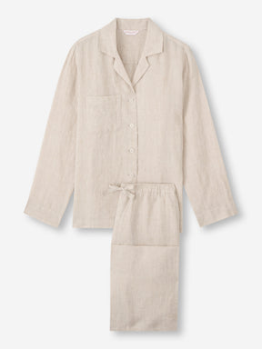 Women's Pyjamas Sicily Linen Sand