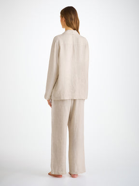 Women's Pyjamas Sicily Linen Sand