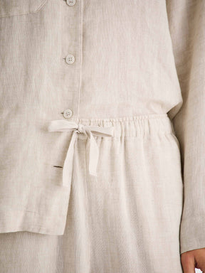 Women's Pyjamas Sicily Linen Sand