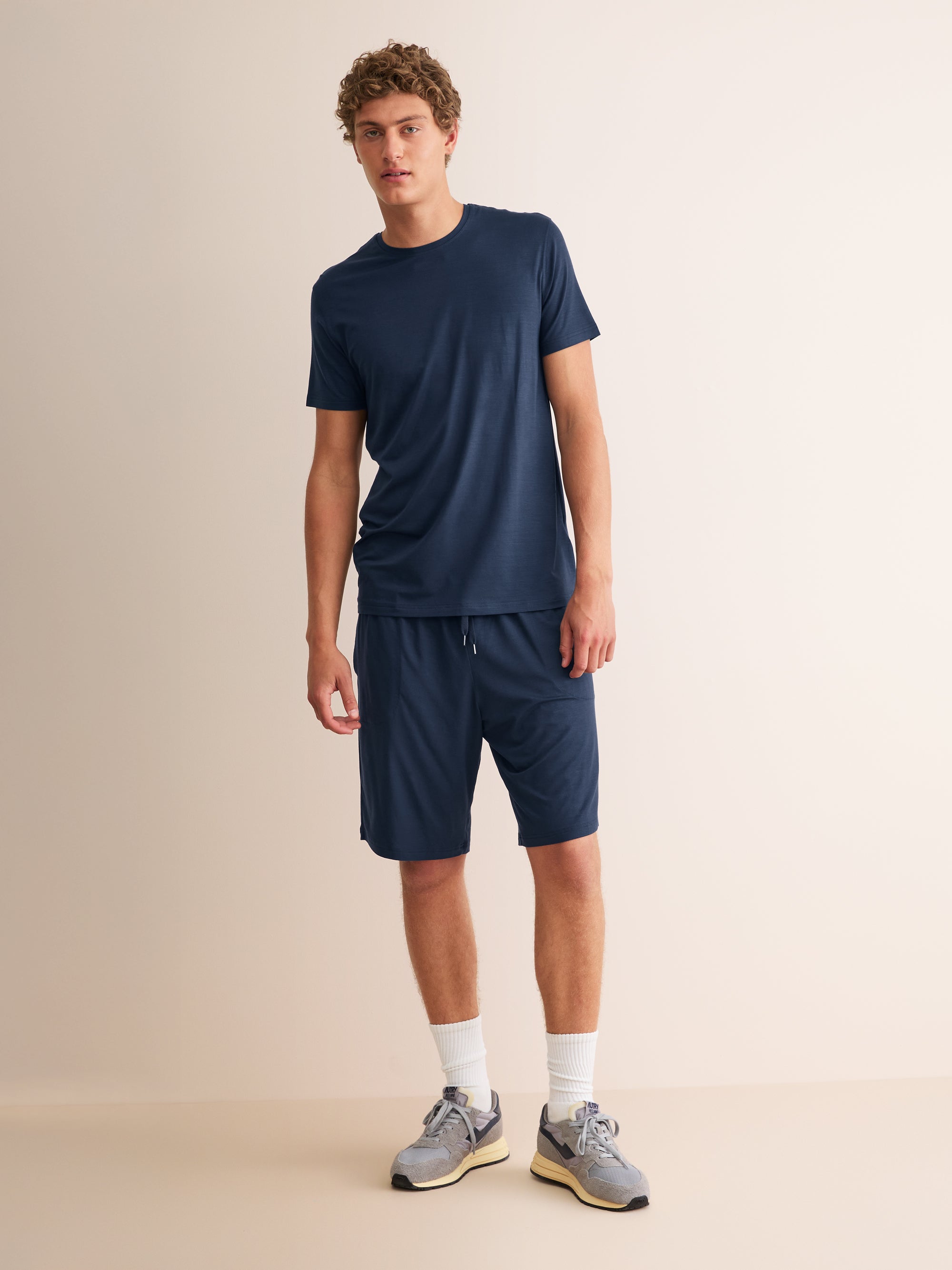 Men's T-Shirt Basel Micro Modal Stretch Navy