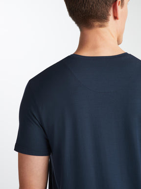 Men's T-Shirt Basel Micro Modal Stretch Navy