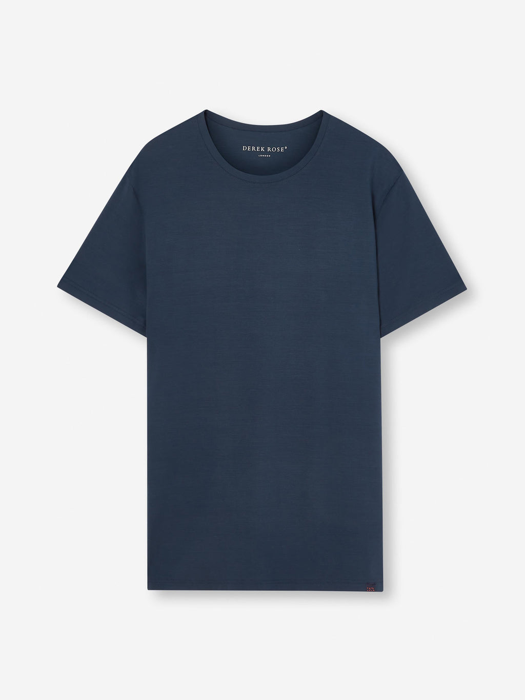 【ROSE/027】Blu Bre / リネンコットン クルーネック ニット Tシャツ Men's Basel Micro Modal T-Shirt Black | Derek Rose