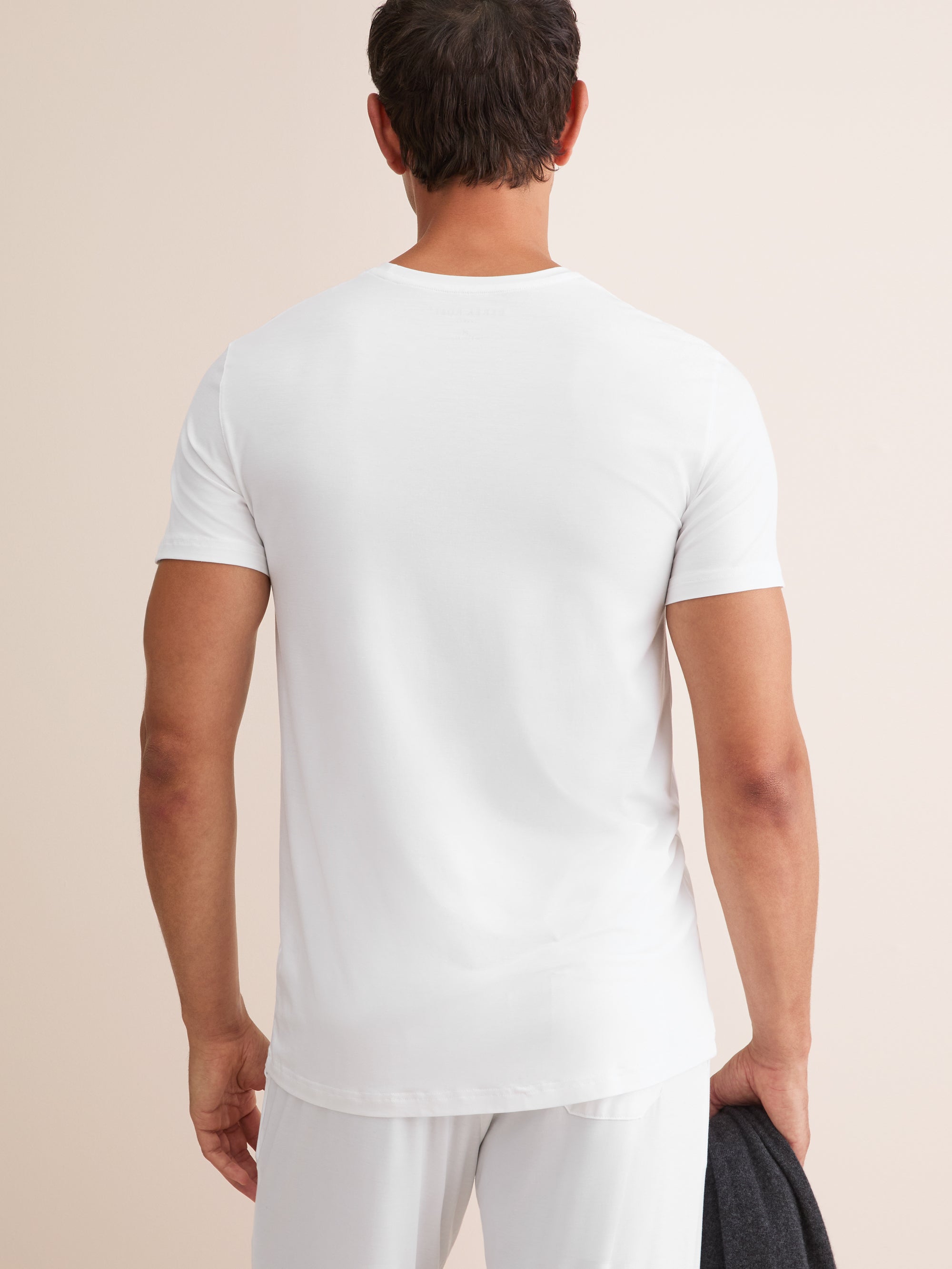 Men's T-Shirt Basel Micro Modal Stretch White