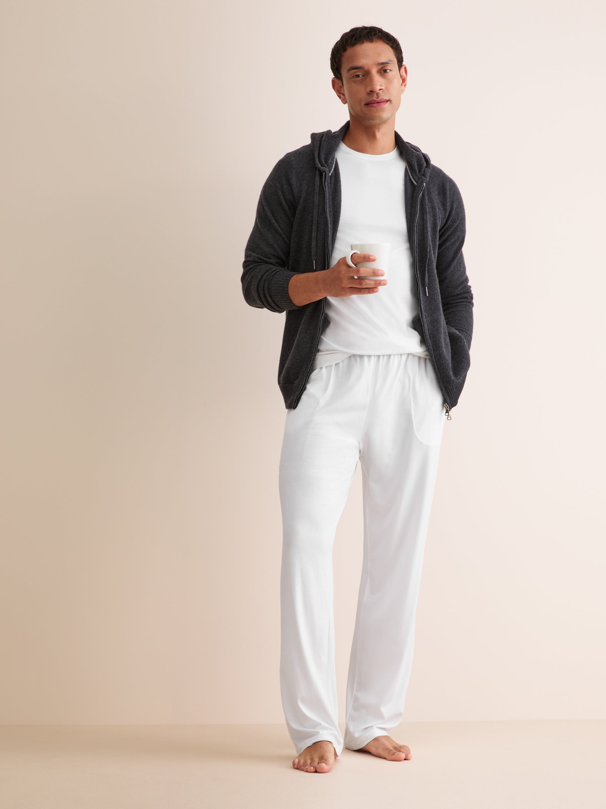 Men's T-Shirt Basel Micro Modal Stretch White