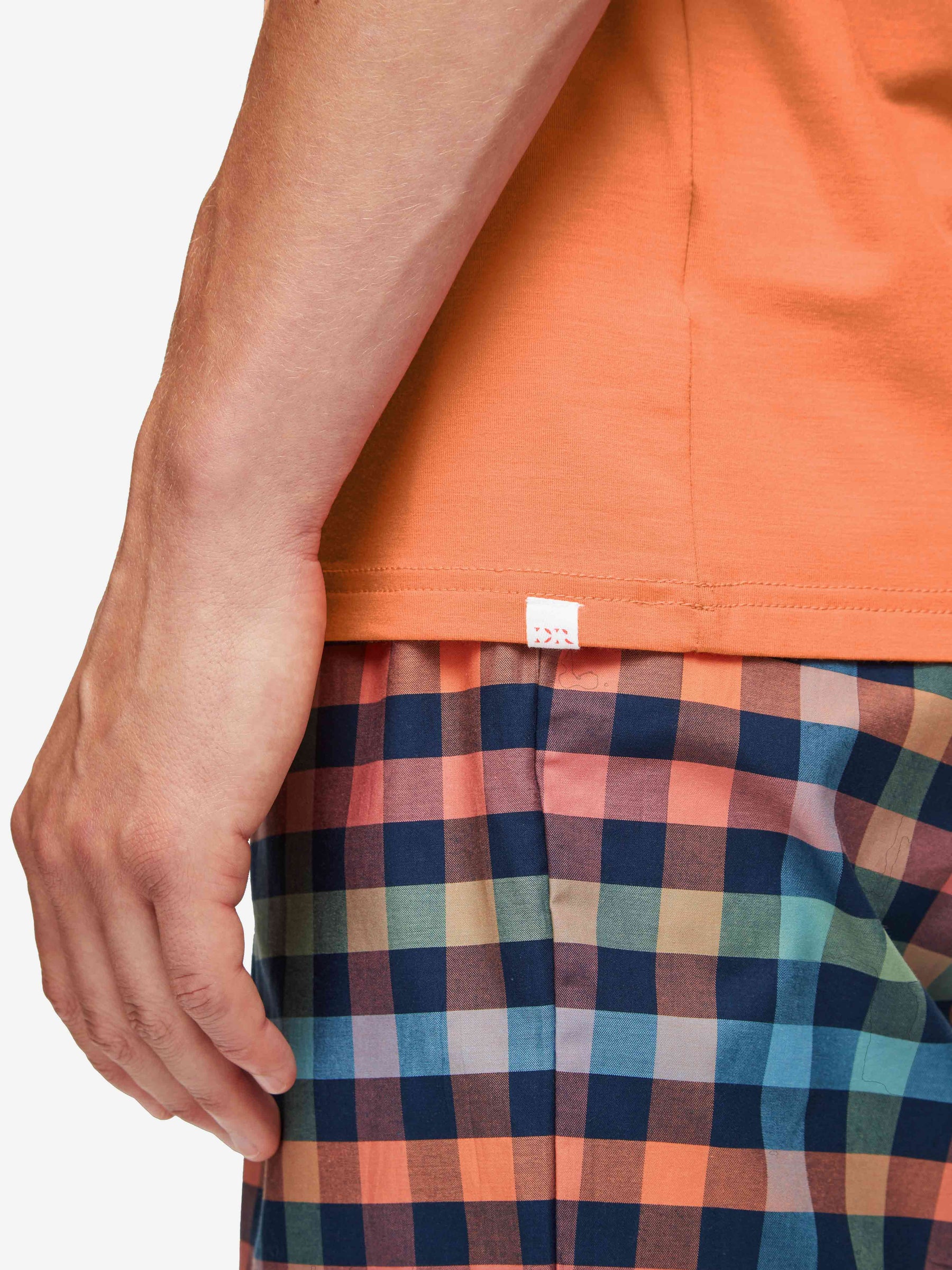 Men's T-Shirt Basel Micro Modal Stretch Orange