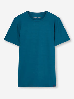 Men's T-Shirt Basel Micro Modal Stretch Poseidon Blue