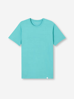 Men's T-Shirt Basel Micro Modal Stretch Turquoise
