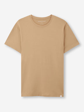 Men's T-Shirt Basel Micro Modal Stretch Camel