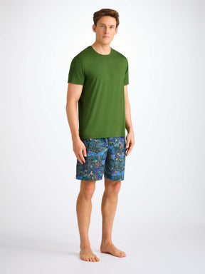 Men's T-Shirt Basel Micro Modal Stretch Leaf Green