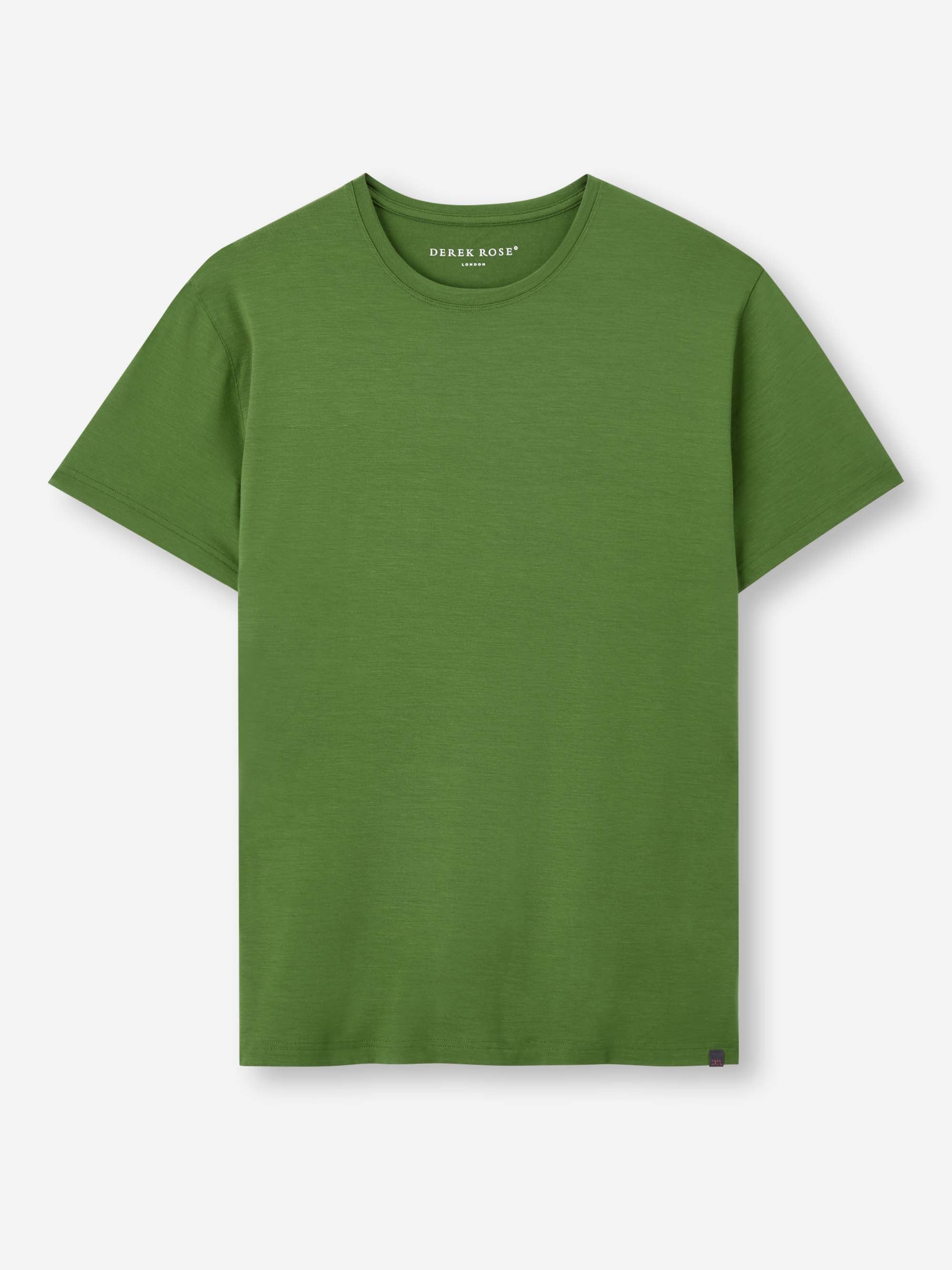 Men's T-Shirt Basel Micro Modal Stretch Leaf Green