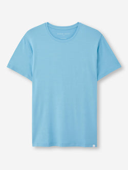 Men's T-Shirt Basel Micro Modal Stretch Ocean Blue