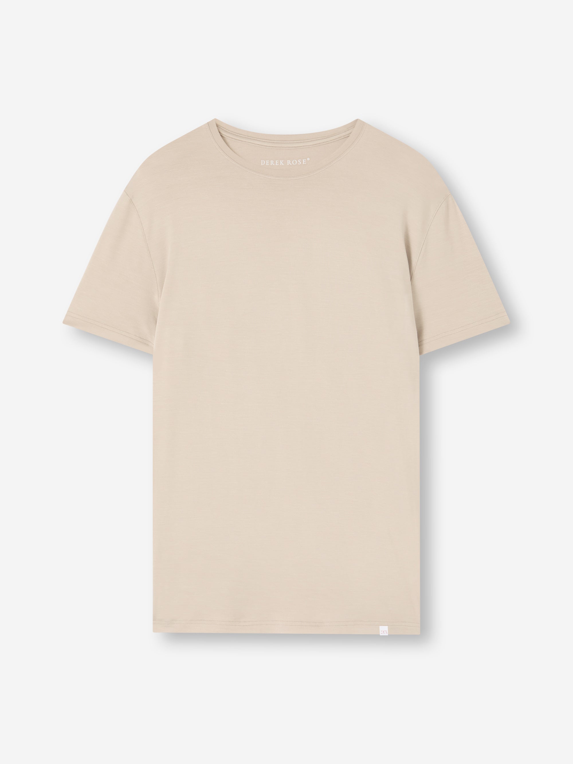 Men's T-Shirt Basel Micro Modal Stretch Light Stone