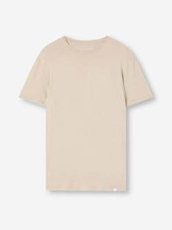 Men's T-Shirt Basel Micro Modal Stretch Light Stone