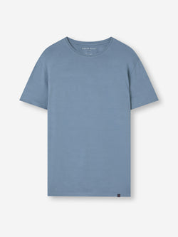 Men's T-Shirt Basel Micro Modal Stretch Storm Blue