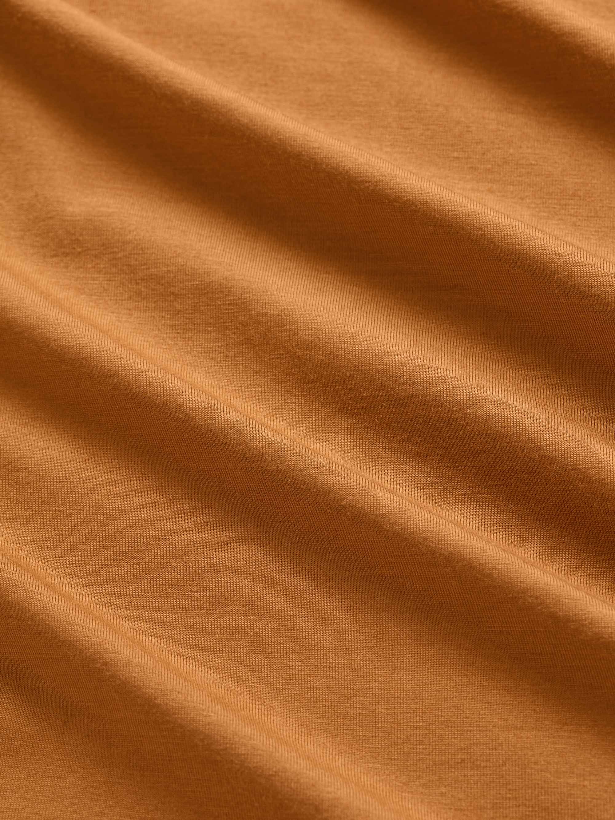 Men's T-Shirt Basel Micro Modal Stretch Ginger