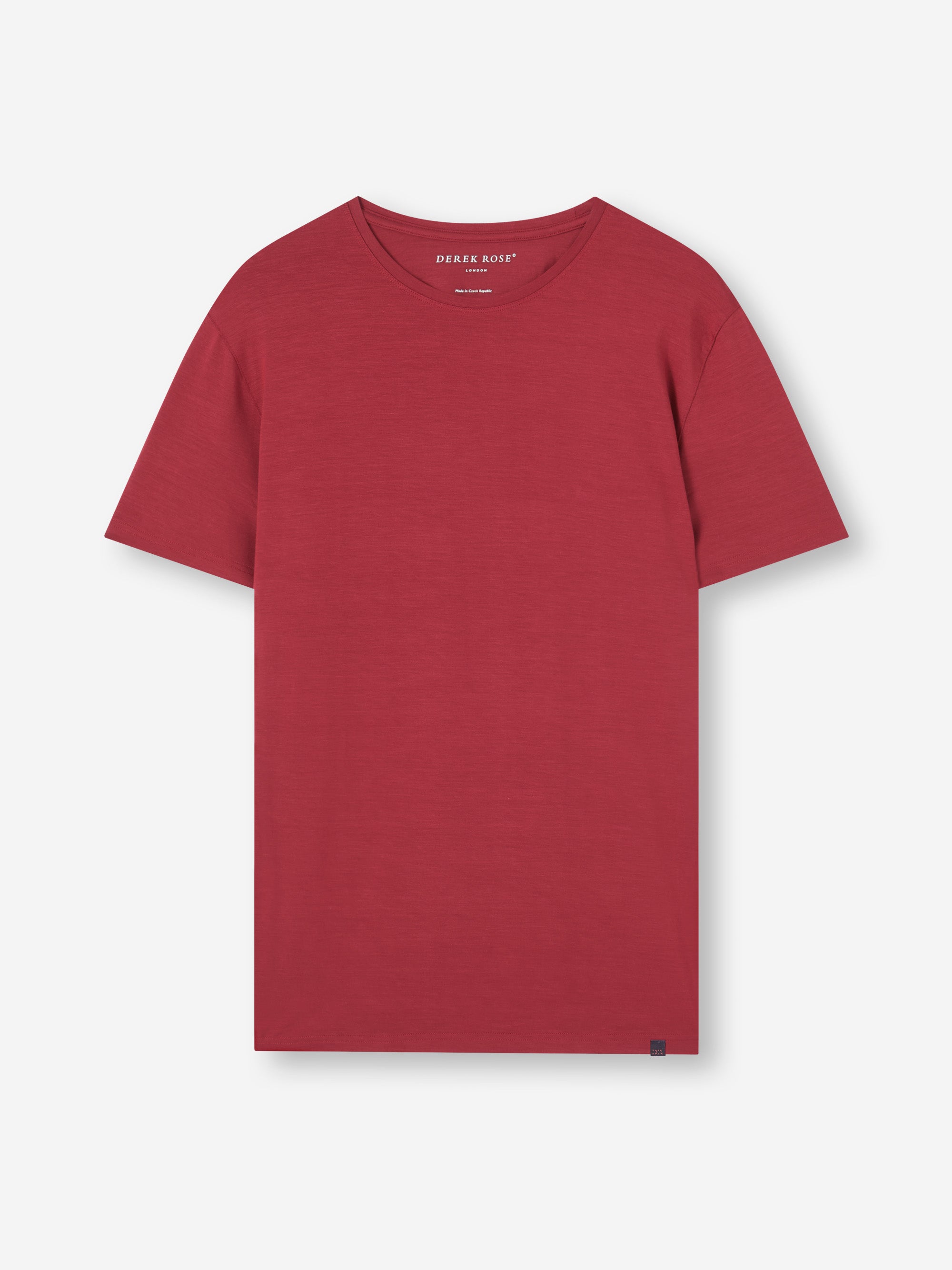 Men's T-Shirt Basel Micro Modal Stretch Rustic Red
