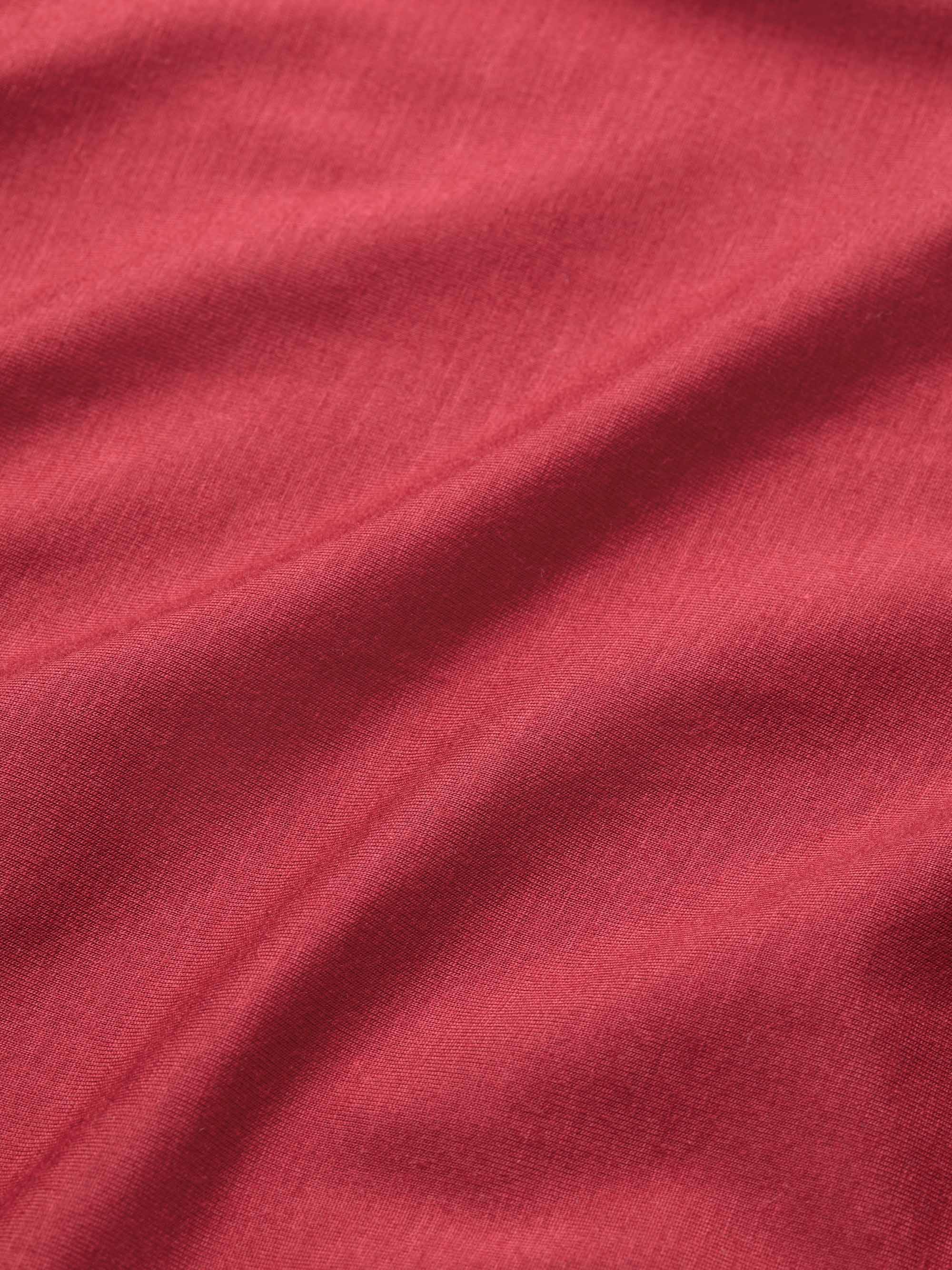 Men's T-Shirt Basel Micro Modal Stretch Rustic Red