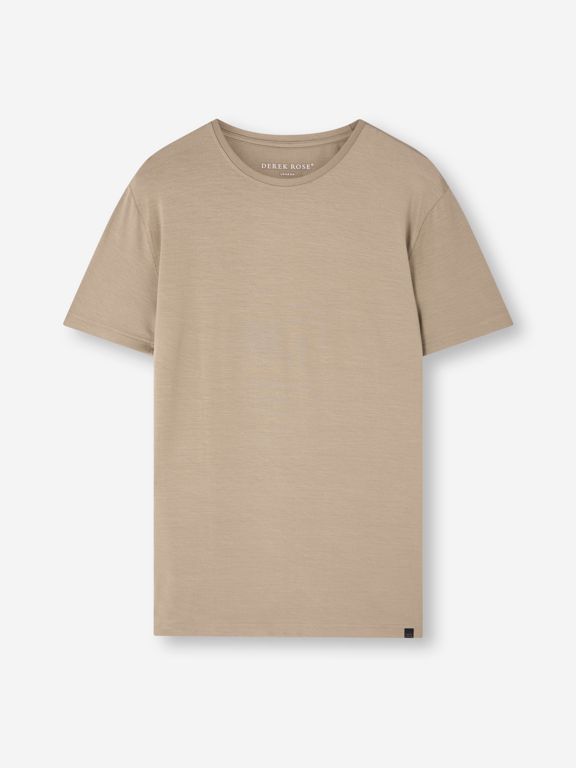 Men's T-Shirt Basel Micro Modal Stretch Taupe