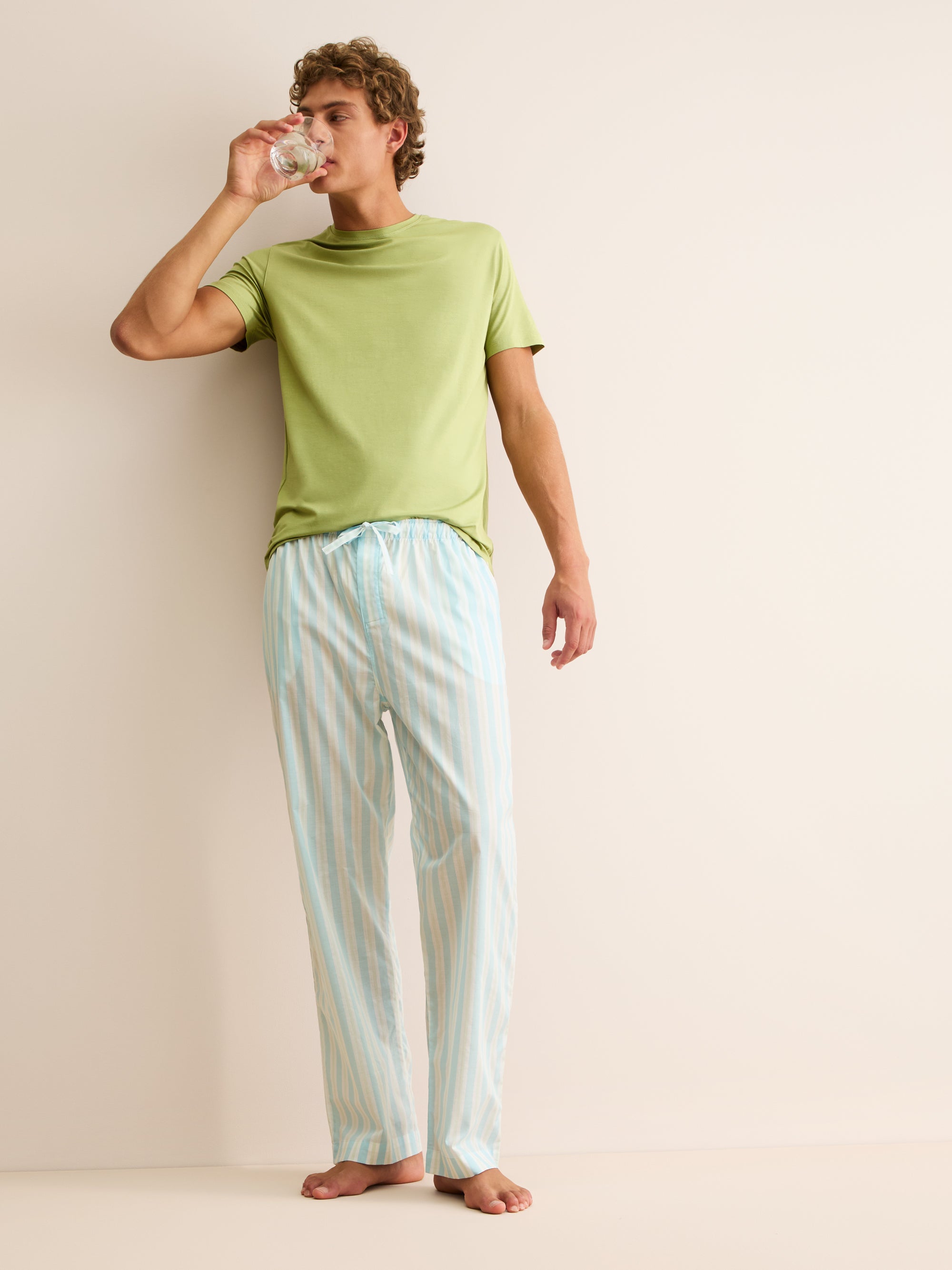 Men's T-Shirt Basel Micro Modal Stretch Pear Green
