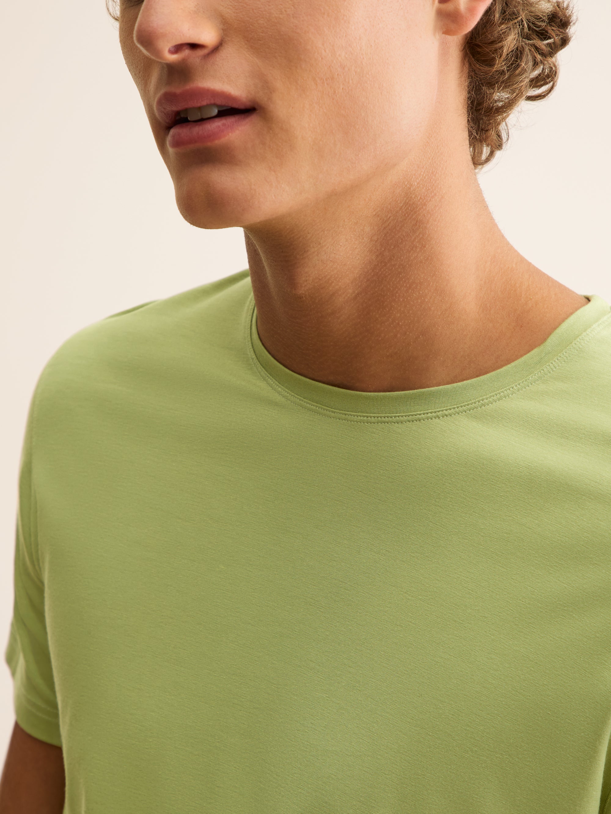 Men's T-Shirt Basel Micro Modal Stretch Pear Green
