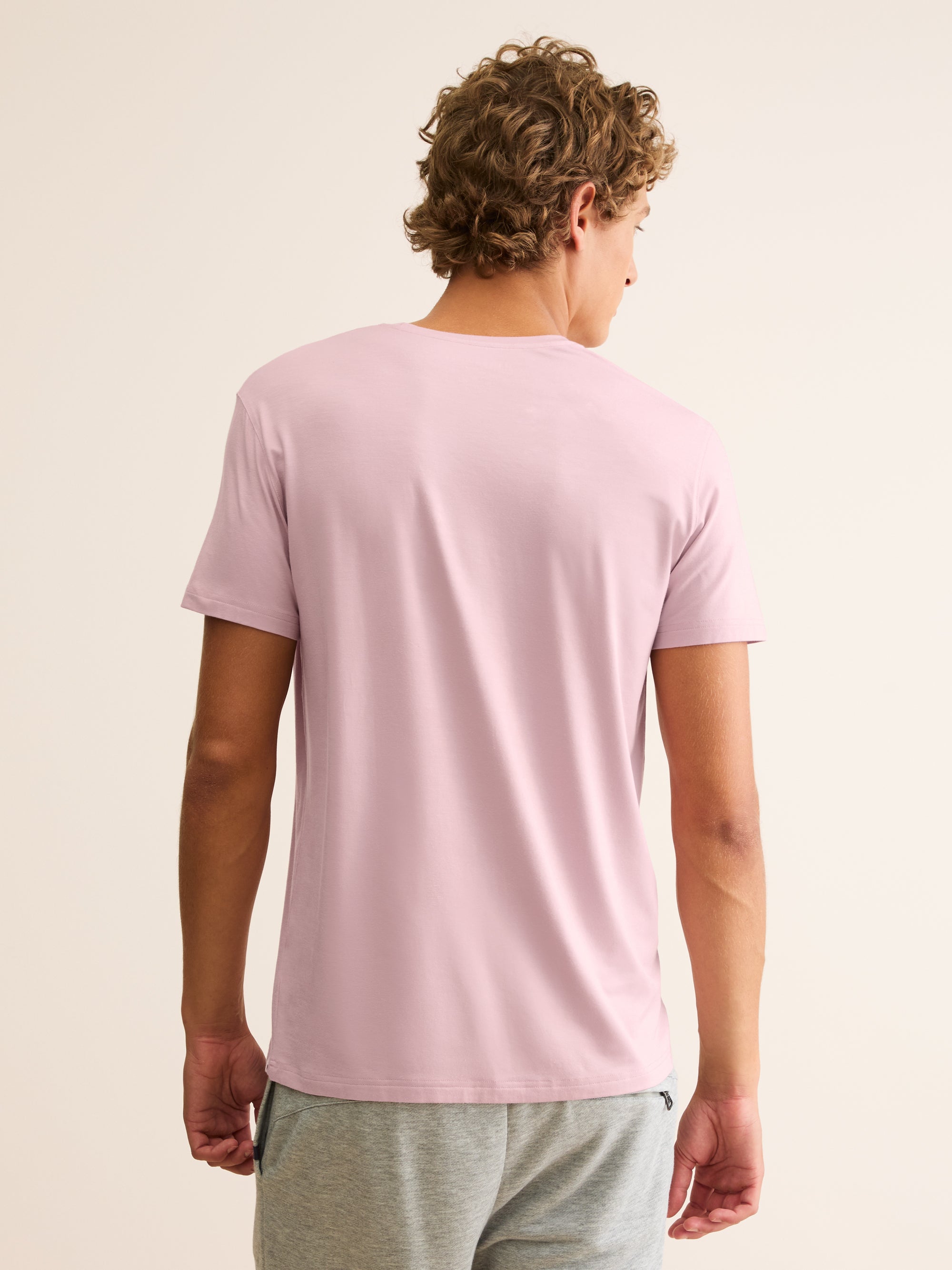 Men's T-Shirt Basel Micro Modal Stretch Pink