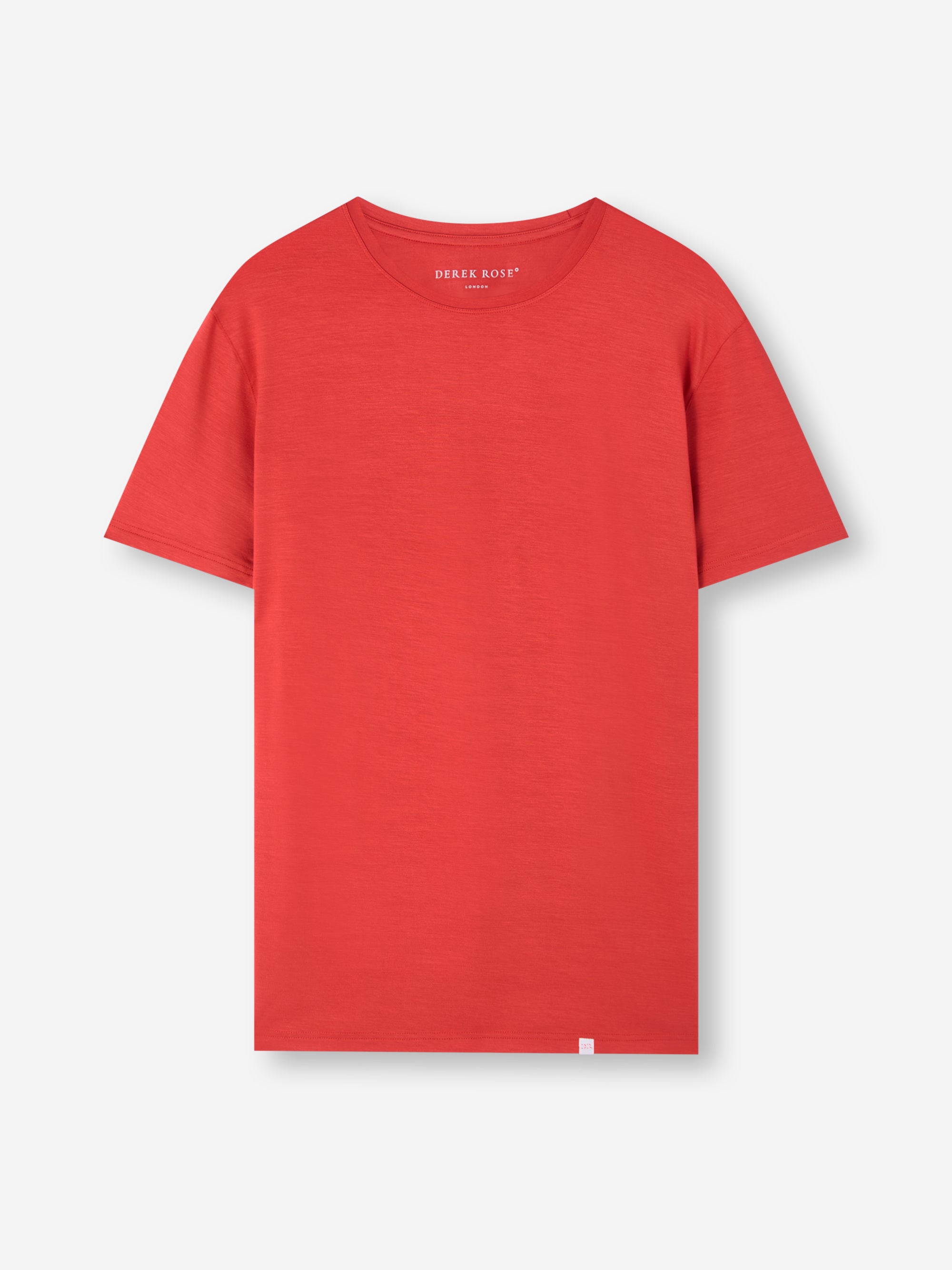 Men's T-Shirt Basel Micro Modal Stretch Rich Red