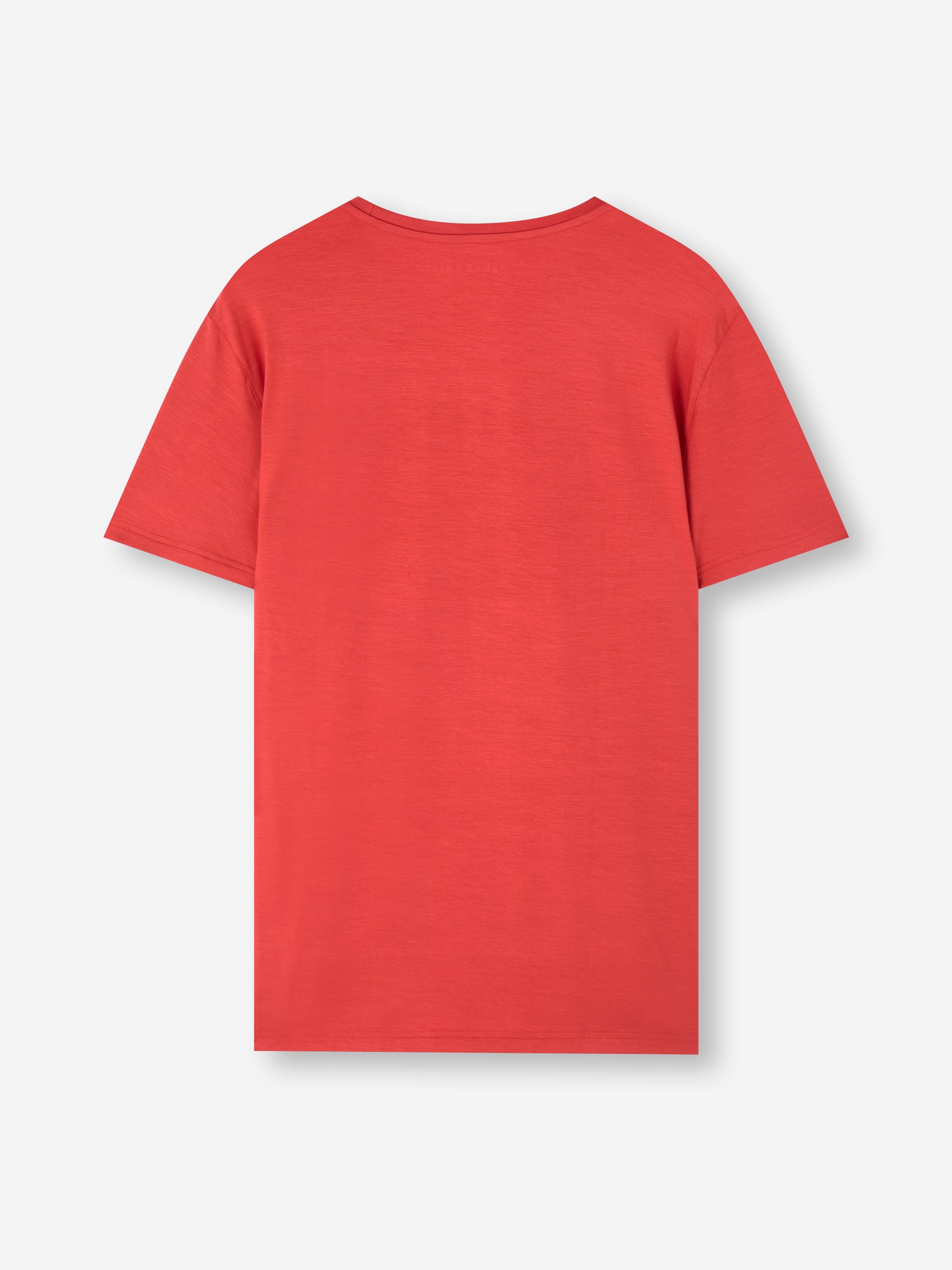 Men's T-Shirt Basel Micro Modal Stretch Rich Red