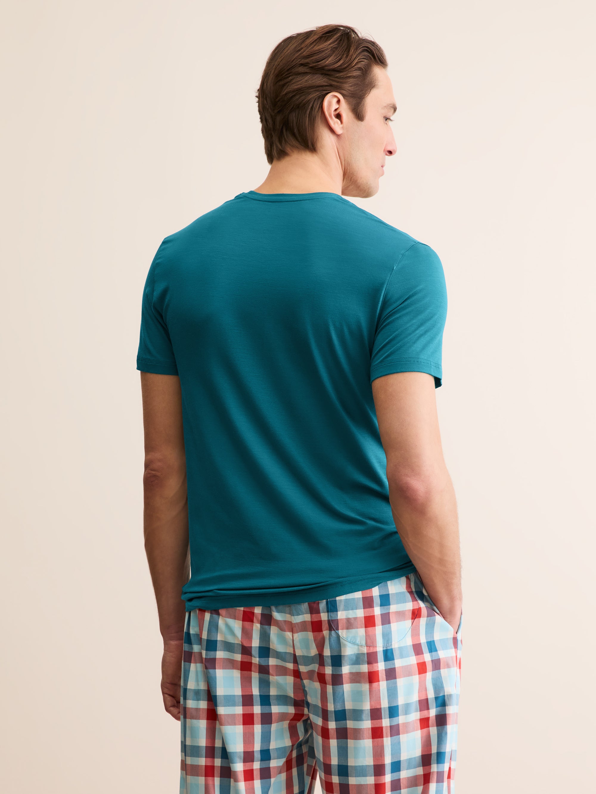 Men's T-Shirt Basel Micro Modal Stretch Teal